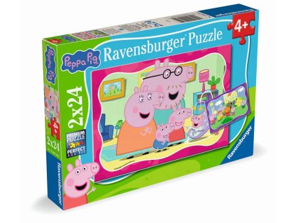 Prasátko Peppa 2x24 dílků