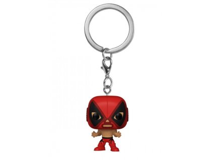92522 Marvel Lucha Libre Funko klíčenka Deadpool (El Chimichanga de la Muerte)