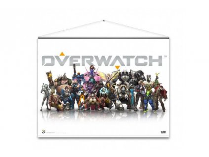 20413 1 overwatch wallscroll heroes