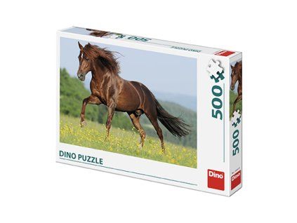 KŮŇ NA LOUCE 500 Puzzle