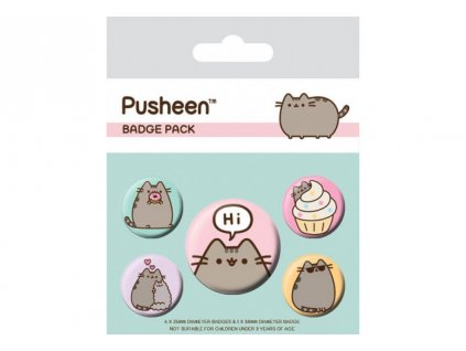 21679 1 pusheen placky pusheen says hi