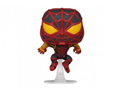 34564 1 spider man funko figurka miles morales s t r i k e suit