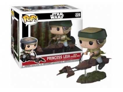 20665 1 star wars funko pop figurka leia on speeder bike