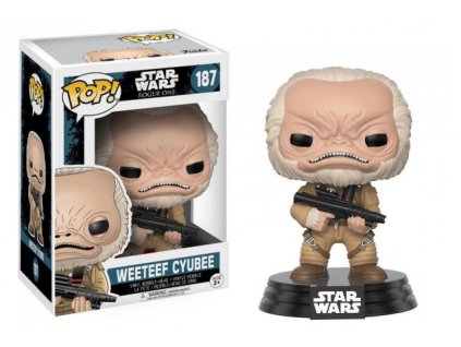 21208 1 star wars rogue one funko pop figurka weeteef cyubee bobble head