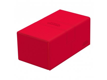 Ultimate Guard Twin Flip 'n' Tray krabička 200+ (Mono Red) (1)