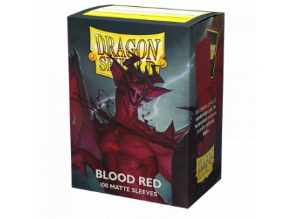 Dragon Shield Obaly Matte Blood Red (100 obalů)