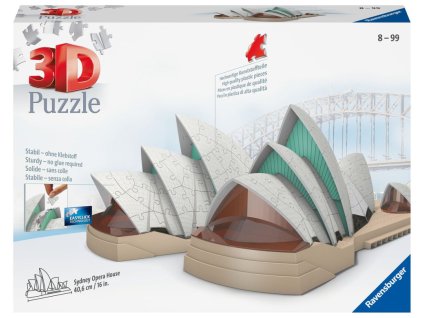 Budova Opery v Sydney - 3D puzzle - 216 dílků