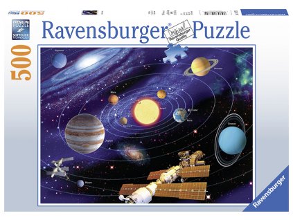 Planetární soustava - puzzle - 500 dílků