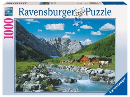 Pohoří Karwendel, Rakousko - puzzle - 1000 dílků