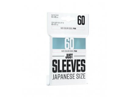 gamegenic just sleeves japanese size 62x89mm clear 60