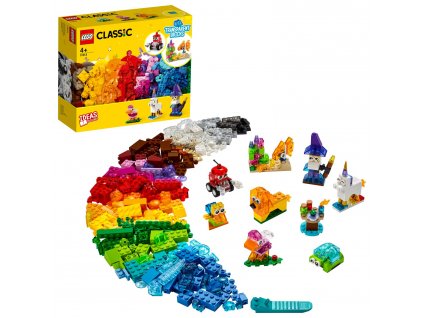 Classic LEGO® Průhledné kreativní kostky (11013)