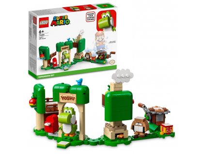 Super Mario™ LEGO® Yoshiho dům dárků – rozšiřující set (71406)
