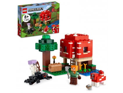 Minecraft™ LEGO® Houbový domek (21179)