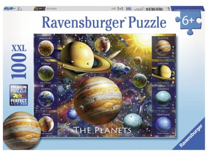 Planety - puzzle - 100 XXL dílků