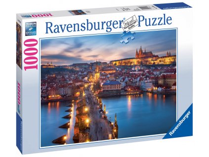 Praha v noci - puzzle - 1000 dílků