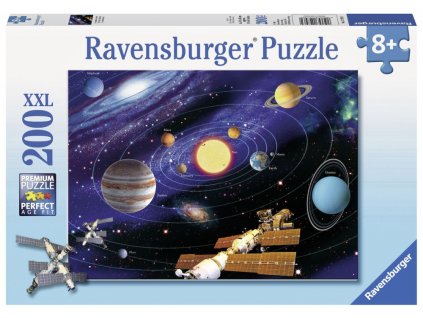 Sluneční soustava - puzzle - 200 XXL dílků