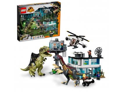 Jurassic World™ LEGO® Útok giganotosaura a therizinosaura (76949)