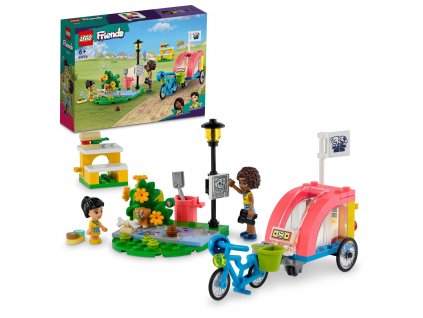 Friends LEGO® Záchrana pejska na kole (41738)