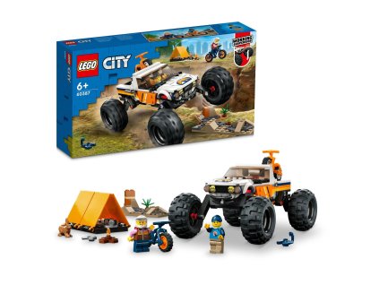 City LEGO® Dobrodružství s teréňákem 4x4 (60387)