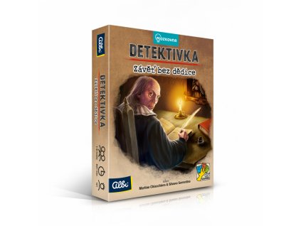 Detektivka - Závěť bez dědice - karetní hra