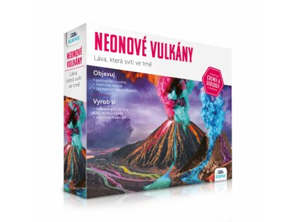 Neonové vulkány - kreativní sada