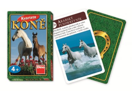 Koně kvarteto - hrací karty