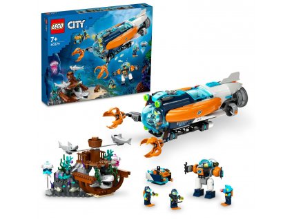 City LEGO® Hlubinná průzkumná ponorka (60379)