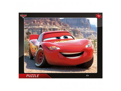 WD Cars: Blesk McQueen 40D - deskové puzzle