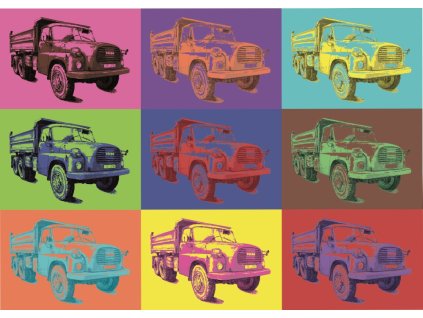 POP ART - TATRA 1000 puzzle