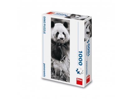 PANDA V TRÁVĚ 1000 panoramic Puzzle NOVÉ