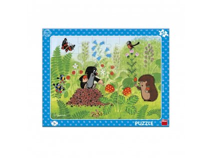 KRTEK A JAHODY 40 - Deskové Puzzle