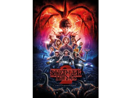42544 stranger things plakat one sheet season 2