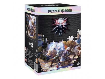 Puzzle Zaklínač: Geralt & Triss, 1000 dílků