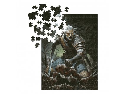 Puzzle Zaklínač - Geralt a trofej, 1000 dílků