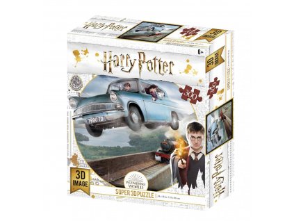 3D Puzzle Harry Potter - Ford Anglia, 300 dílků