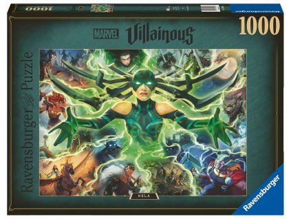 Puzzle Marvel Villainous: Hela, 1000 dílků
