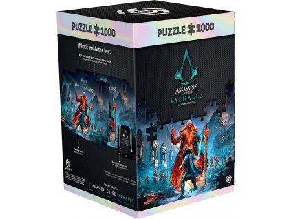 Puzzle Assassin s Creed Valhalla - Dawn of Ragnarok, 1000 dílků