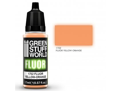 Green Stuff World: Fluor Paint Yellow-Orange (UV)