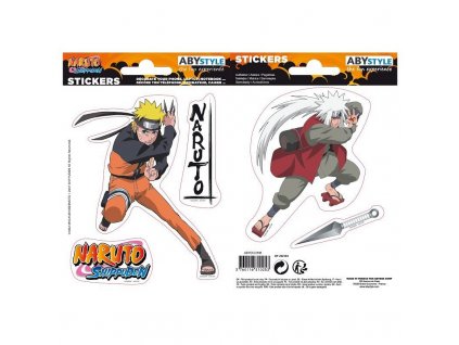 Samolepky Naruto Shippuden - Naruto & Jiraiya