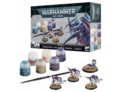 Warhammer 40000: Tyranids - Termagants and Ripper Swarm + Paints Set