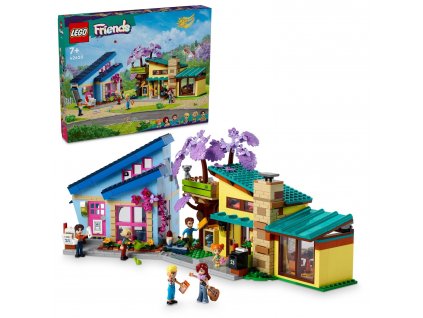 Friends LEGO® Rodinné domy Ollyho a Paisley (42620)