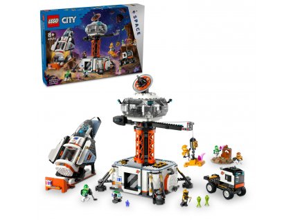 City LEGO® Vesmírná základna a startovací rampa pro raketu (60434)