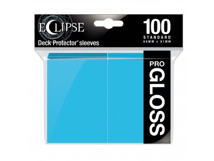 9644 4 ultra pro gloss eclipse obaly 100 ks sky blue