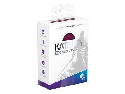 Ultimate Guard Katana Sleeves Standard Size Radiant Plum (100)