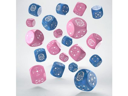 Crosshairs Compact D6 Dice Set Blue&Pink (20)