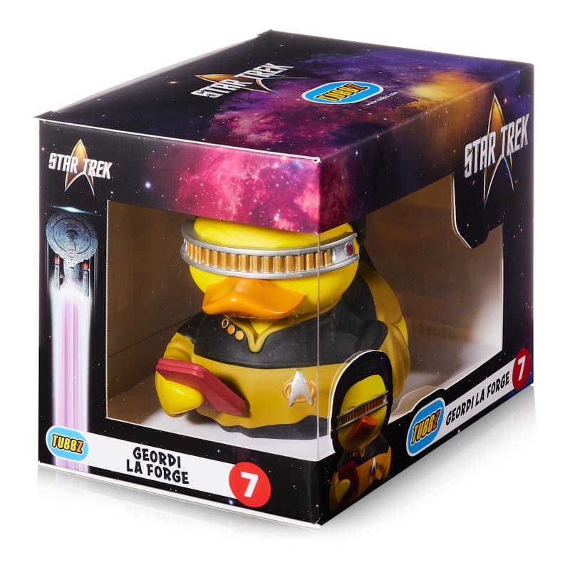 Numskull Star Trek Tubbz PVC Figure Geordi La Forge Boxed Edition 10 cm