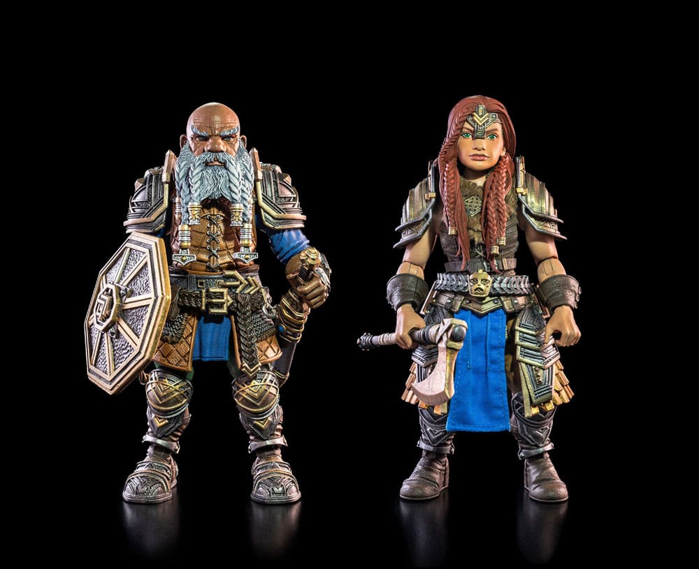 Four Horsemen Toy Design Mythic Legions: Rising Sons Actionfigures 2-Pack Exiles From Under the Mountain 15 cm