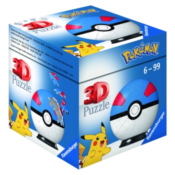 Ravensburger 3D Puzzle-Ball - Pokémon Pokéball - Superball