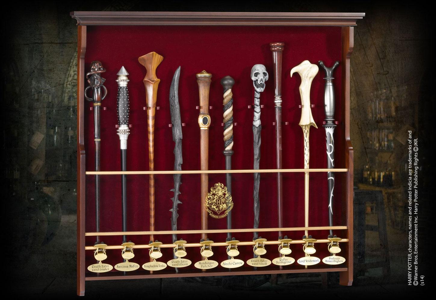 Noble Collection Harry Potter Ten Character Wand Display