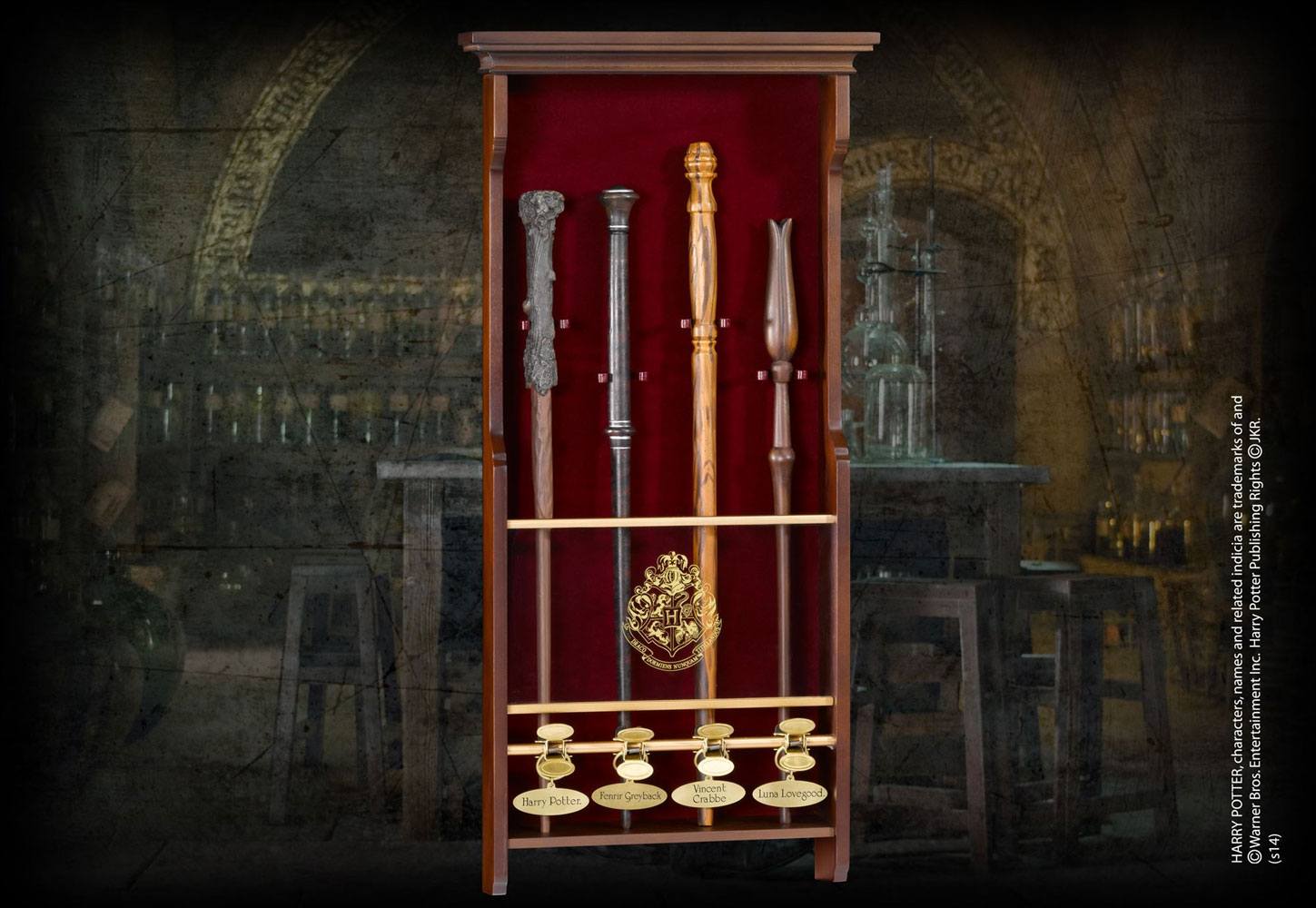 Noble Collection Harry Potter Four Character Wand Display